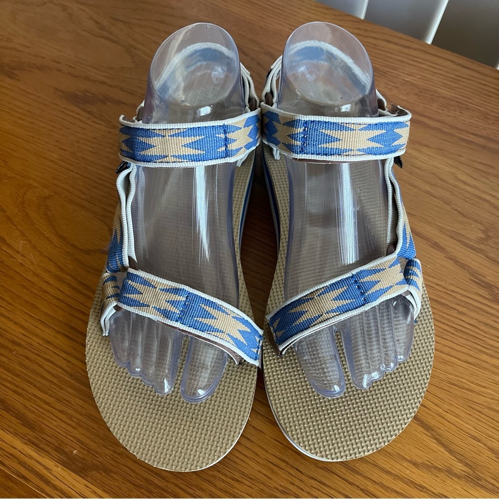 Teva Midform Universal Halcon Blue/Tan Sandal Size 8 - Picture 8 of 16